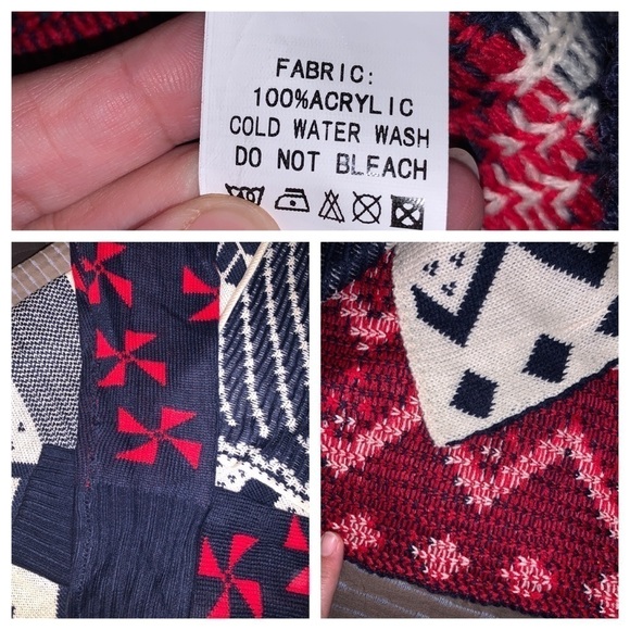 Tribal Pattern Open Front Midi Cardigan - Picture 8 of 8